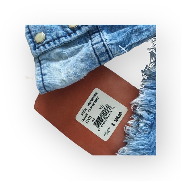 new True Religion ʊ Lucy Denim Button Down Western Inspired Shirt ʊ Sundance XS - Picture 13 of 16